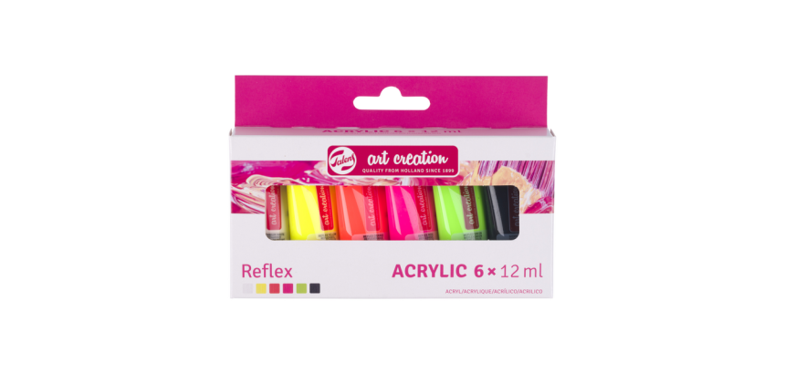 Peinture acrylique Talens Art Creation set 36 couleurs Reflex