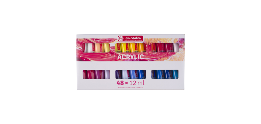 Peinture acrylique Talens Art Creation set 48 couleurs