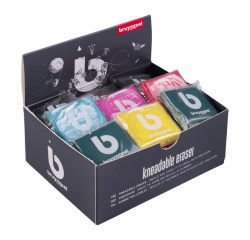 Gomme mie de pain Bruynzeel Teens display 36 pièces assorti