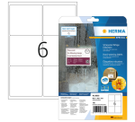 Etiket HERMA 8332 99.1x93.1mm weerbestendig wit 150 stuks