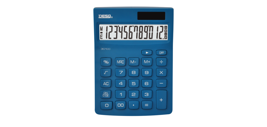 Rekenmachine Desq Compact navy