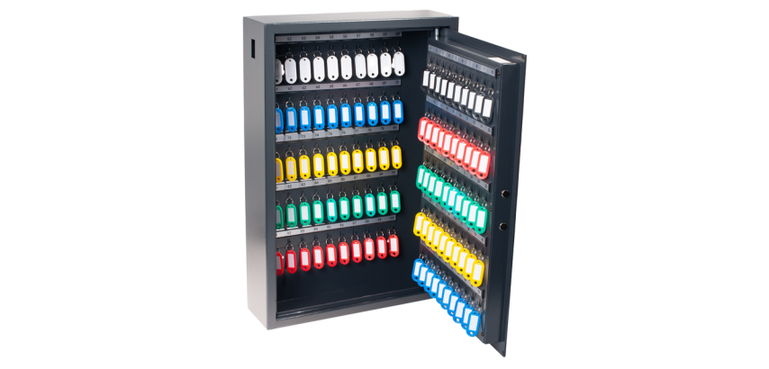 Pavo High Security Advanced Key Cabinet 100 Hooks 600x410x120mm