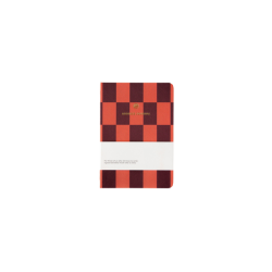 Carnet d'adresses A6 Checks rouge A Journal