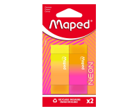 Gum Maped Neon set à 2 stuks assorti