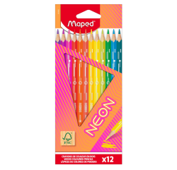 Kleurpotlood Maped Neon set à 12 kleuren