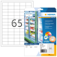 Etiket HERMA 4388 38.1x21.2mm diepvries wit 1625 etiketten