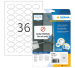 Etiquette HERMA 4380 ovale 40,6x25,4mm blanc 900 étiquettes
