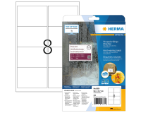 Etiquette HERMA 8331 99,1x67,1mm résistante aux intempéries blanc 200 étiquettes
