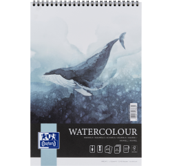 Bloc aquarelle Oxford Watercolour A5 20 feuilles 300g spirale