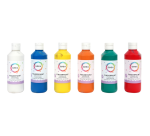 Peinture au doigt Qrea set 6 couleurs 250ml