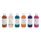 Plakkaatverf Qrea set à 6 fun kleuren 250ml