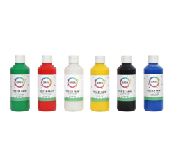 Gouache Qrea set 6 couleurs standard 250ml