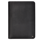 DESQ A4 ring binder with zipper closure black