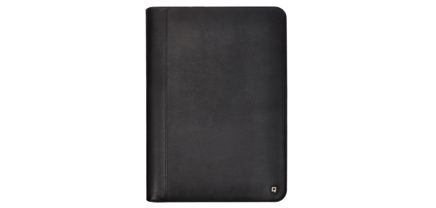 DESQ A4 ring binder with zipper closure black