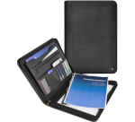 DESQ A4 ring binder with zipper closure black