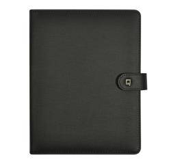 Schrijfmap DESQ voor tablet 7"-10" met sluitclip zwart