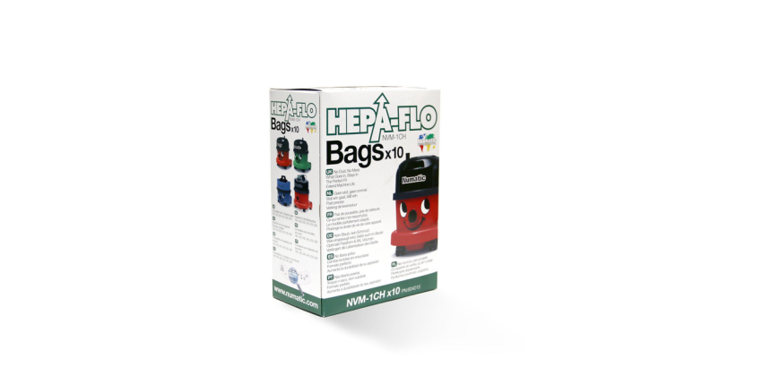 Sac aspirateur Numatic Hepa Flo NVM-1CH microfibre Original 10 pièces