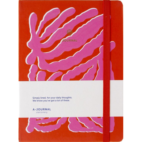 Carnet de notes A5 Groovy Pink A Journal ligné