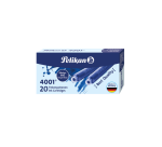Cartouche d'encre Pelikan 4001 bleu roi 20 pièces