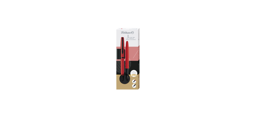 Schrijfset Pelikan Jazz Noble Elegance K36+P36 medium red