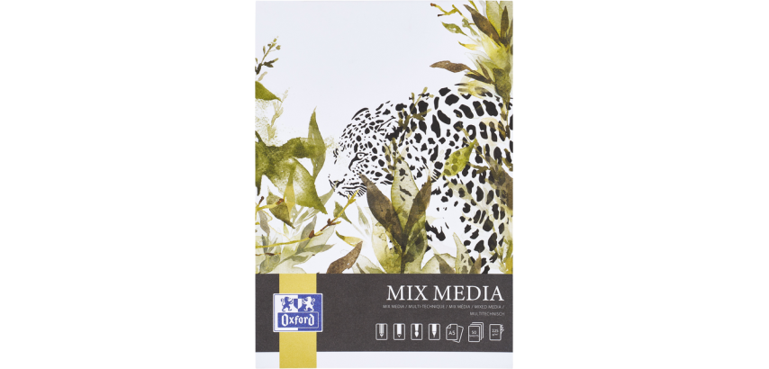 Oxford Mix Media Drawing Pad A5 50 sheets 225g
