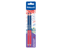 Potlood Pelikan 3mm rood/blauw 2 stuks
