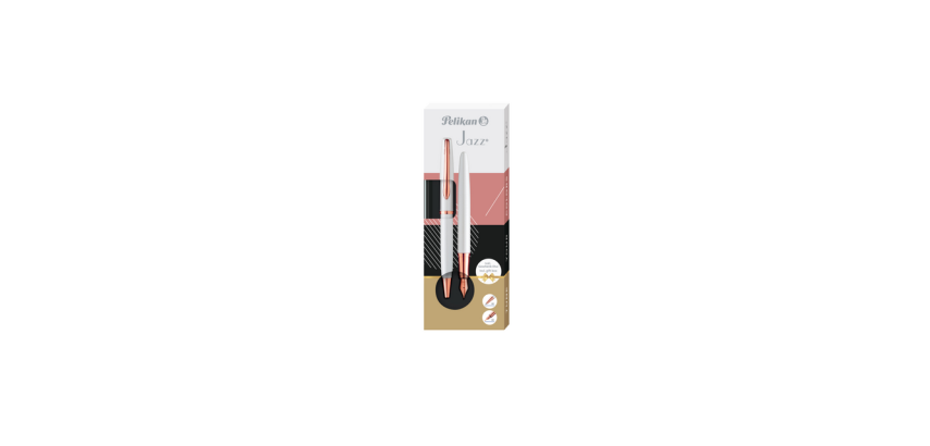 Pelikan Jazz Noble Elegance K36+P36 Medium Pearl Writing Set