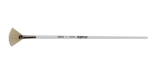 Waaierpenseel Qrea varkenshaar nr 6