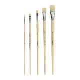 Pinceau Qrea soie de porc set de 5 largeurs