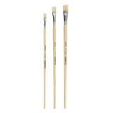 Pinceau Qrea soie de porc set de 3 largeurs