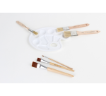 Pinceaux Qrea soie de porc set de 12 largeurs