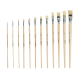 Kwast Qrea varkenshaar set à 12 breedtes