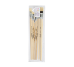 Pinceaux Qrea soie de porc set de 12 largeurs