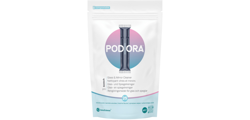 InnuScience PodOra Glass and Mirror Cleaner 25 sachets