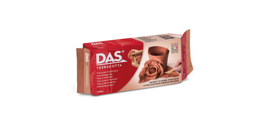 Pâte à modeler DAS auto-durcissante terracotta 500g