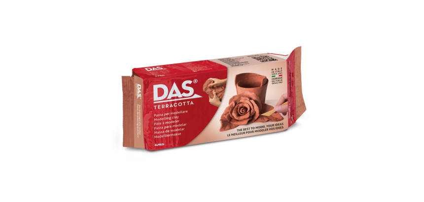 Boetseerklei DAS luchthardend 500 gram terracotta