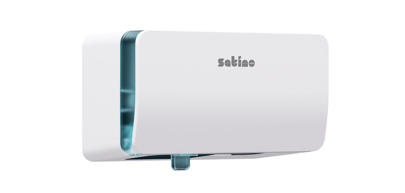 Satino MT1 Hyginity Duo white toilet paper dispenser 333426