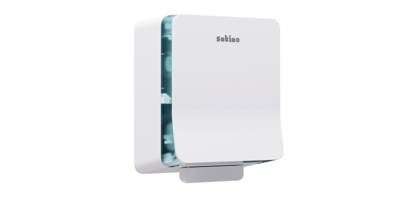 Distributeur essuie-mains Satino SYS1 Hyginity 333418 blanc