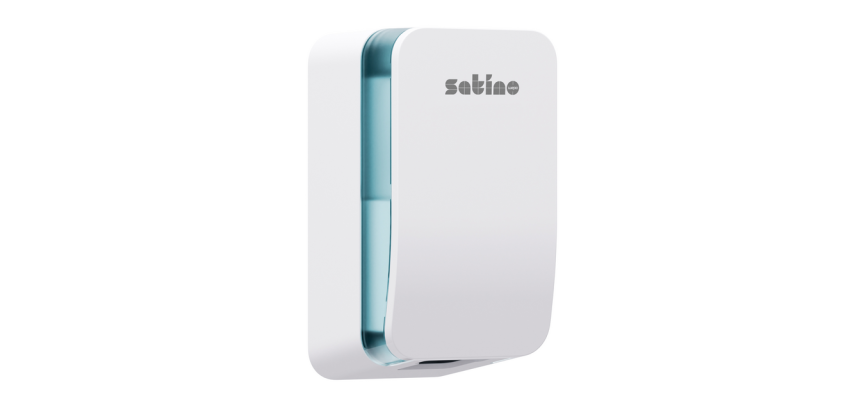Distributeur savon Satino SF2 Hyginity Clean&Care Sensor 500ml blanc 333432
