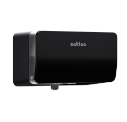 Toiletpapierdispenser Satino MT1 Hyginity duo zwart 333427