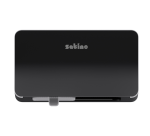 Distributeur papier toilette Satino MT1 Hyginity Duo noir 333427