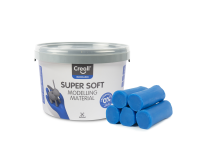 Pâte à modeler Creall Super Soft bleu 1750g