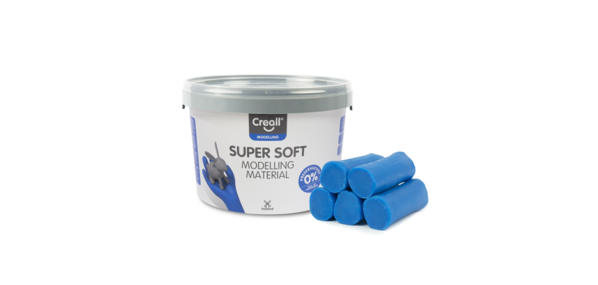 Creall Super Soft Modeling Clay Blue 1750g