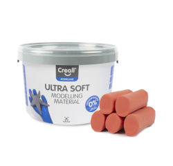 Pâte à modeler Creall Play-it Ultra Soft rouge 1100g