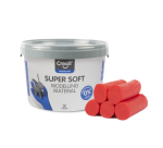 Pâte à modeler Creall Super Soft rouge 1750g