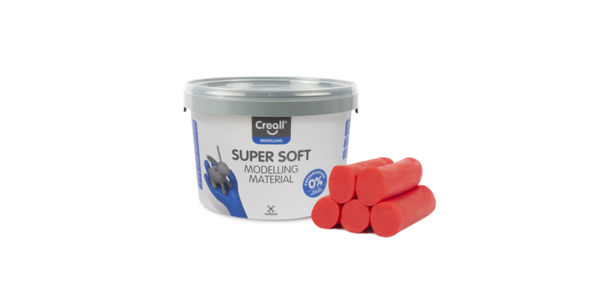 Creall Super Soft Knetmasse rot 1750g