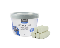 Pâte à modeler Creall Play-it Ultra Soft blanc 1100g
