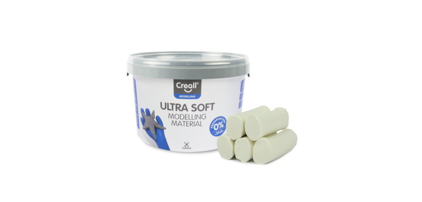 Creall Play-it Ultra Soft Modeling Clay White 1100g