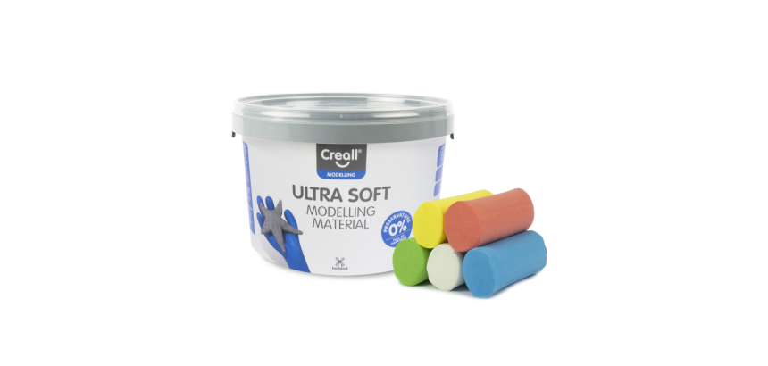 Creall Play-it Ultra Soft Modeling Clay Red/Blue/Green/Yellow/White 1100g