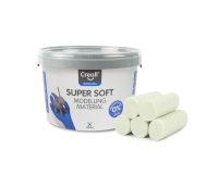 Pâte à modeler Creall Super Soft blanc 1750g
